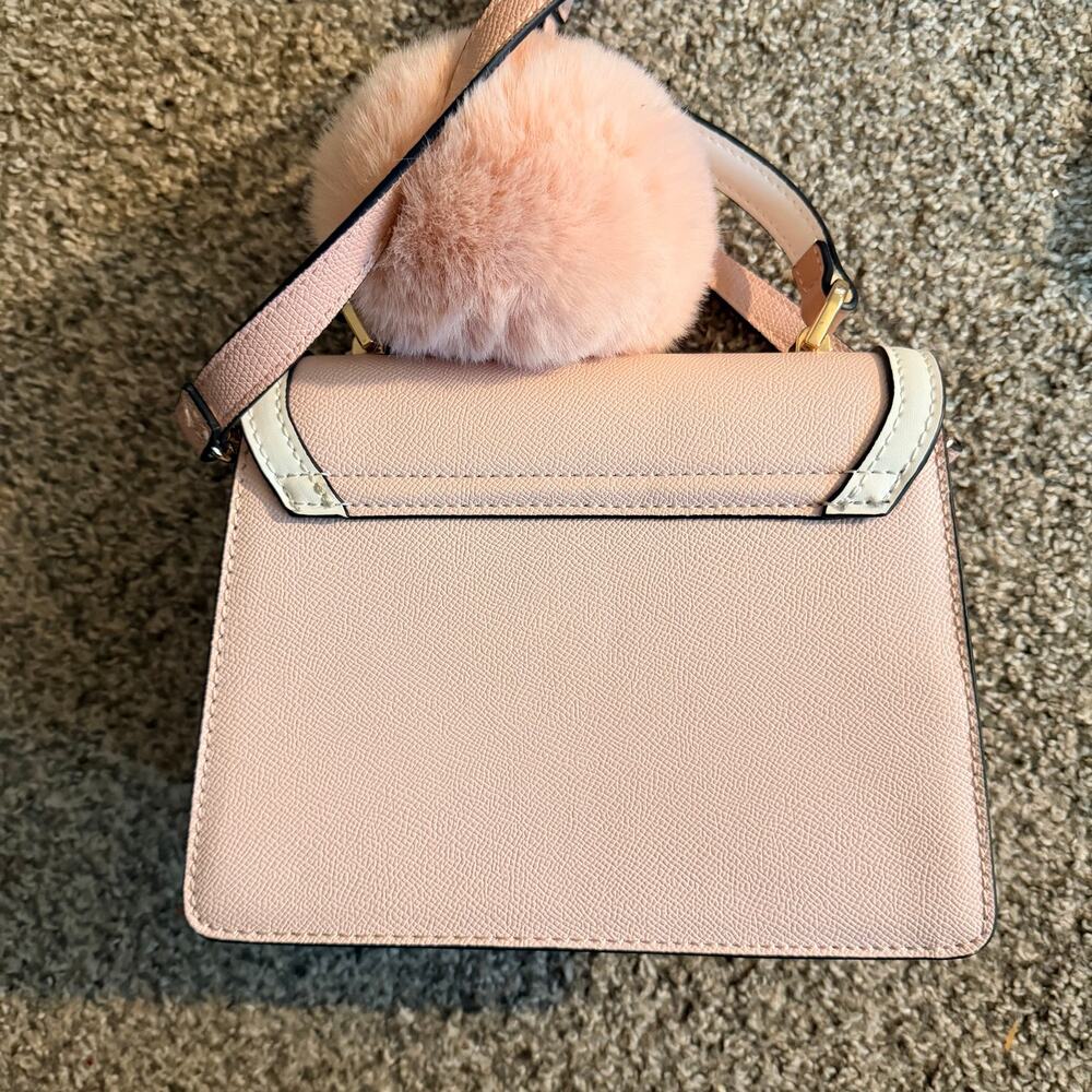 ALDO Lilopaw Cat Crossbody Top Handle Purse Pink Sequins RARE - Picture 6 of 8